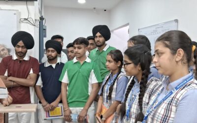 “Visit to Axis Bank” (Experience based learning 12th commerce students)